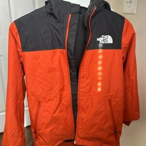 Boys North Face rain coat.